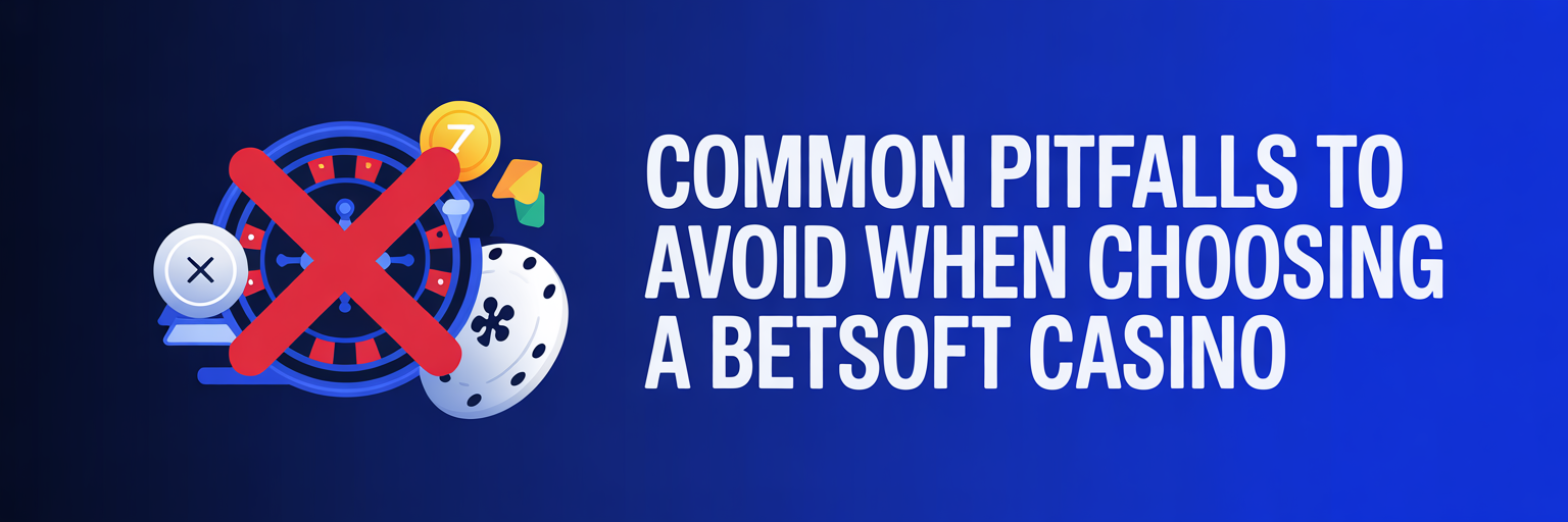 Common Pitfalls to Avoid When Choosing a Betsoft Casino